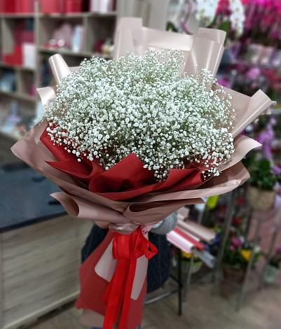Букет цветов из: Гипсофила в Сеченово