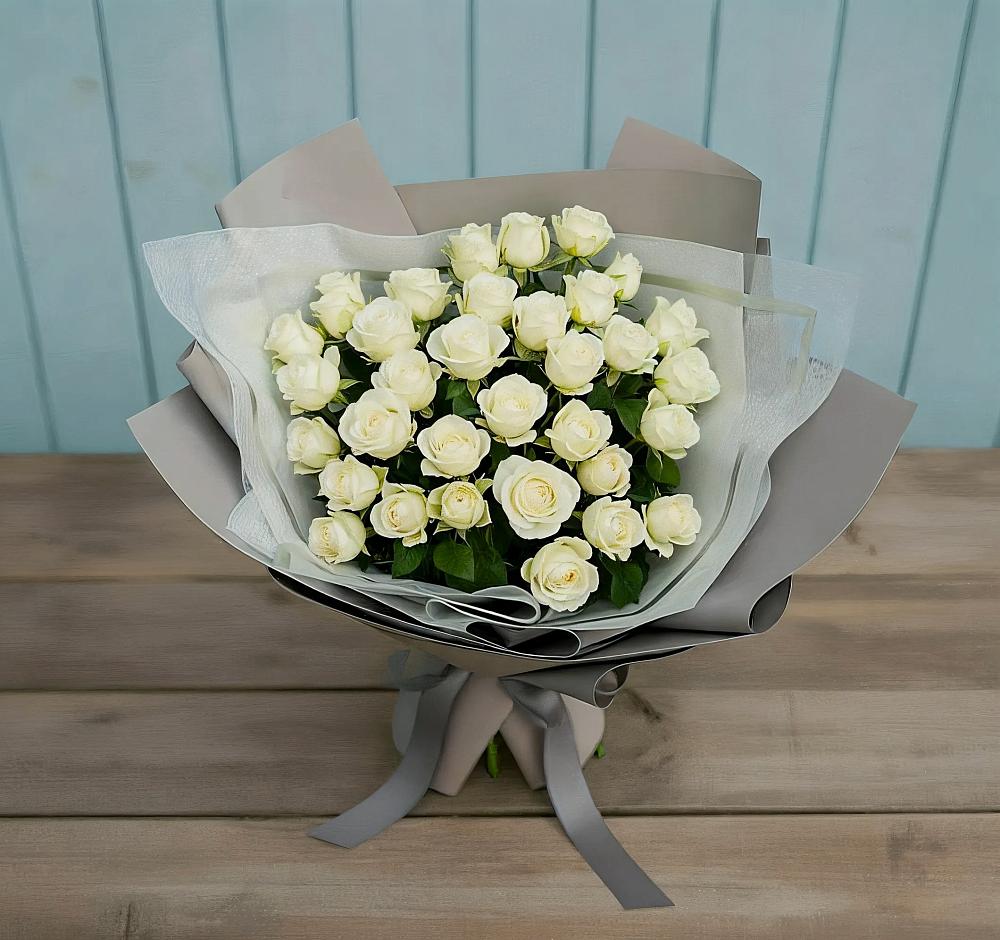 Букет Белоснежная нежность в Сеченово