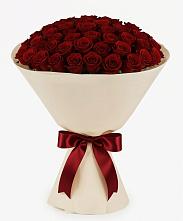 Букет 101 Бордовая роза Блэк Бакарра в Сеченово