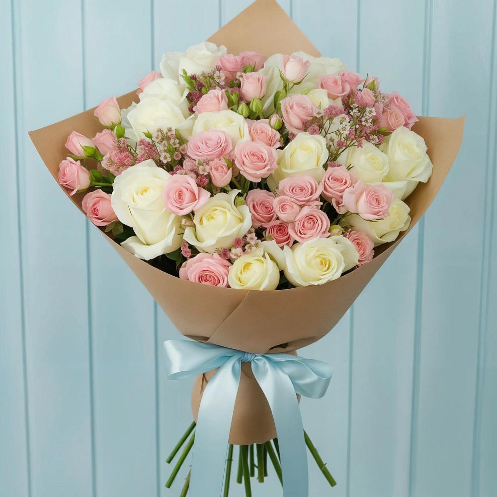 Букет цветов из: Розы в Сеченово