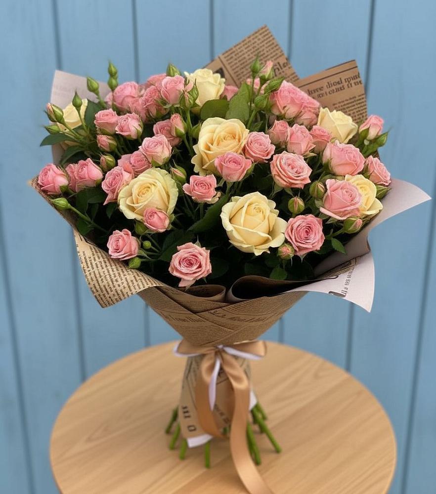 Букет цветов из: Розы в Сеченово