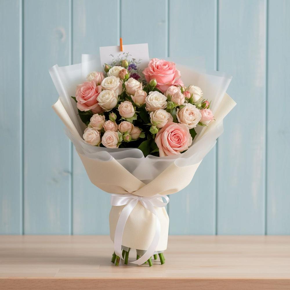 Букет цветов из: Розы в Сеченово