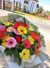 Букет цветов из:  Герберы #REPLACE_PRED# Сеченово