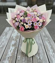 Букет цветов из:  Розы и Хризантемы в Сеченово