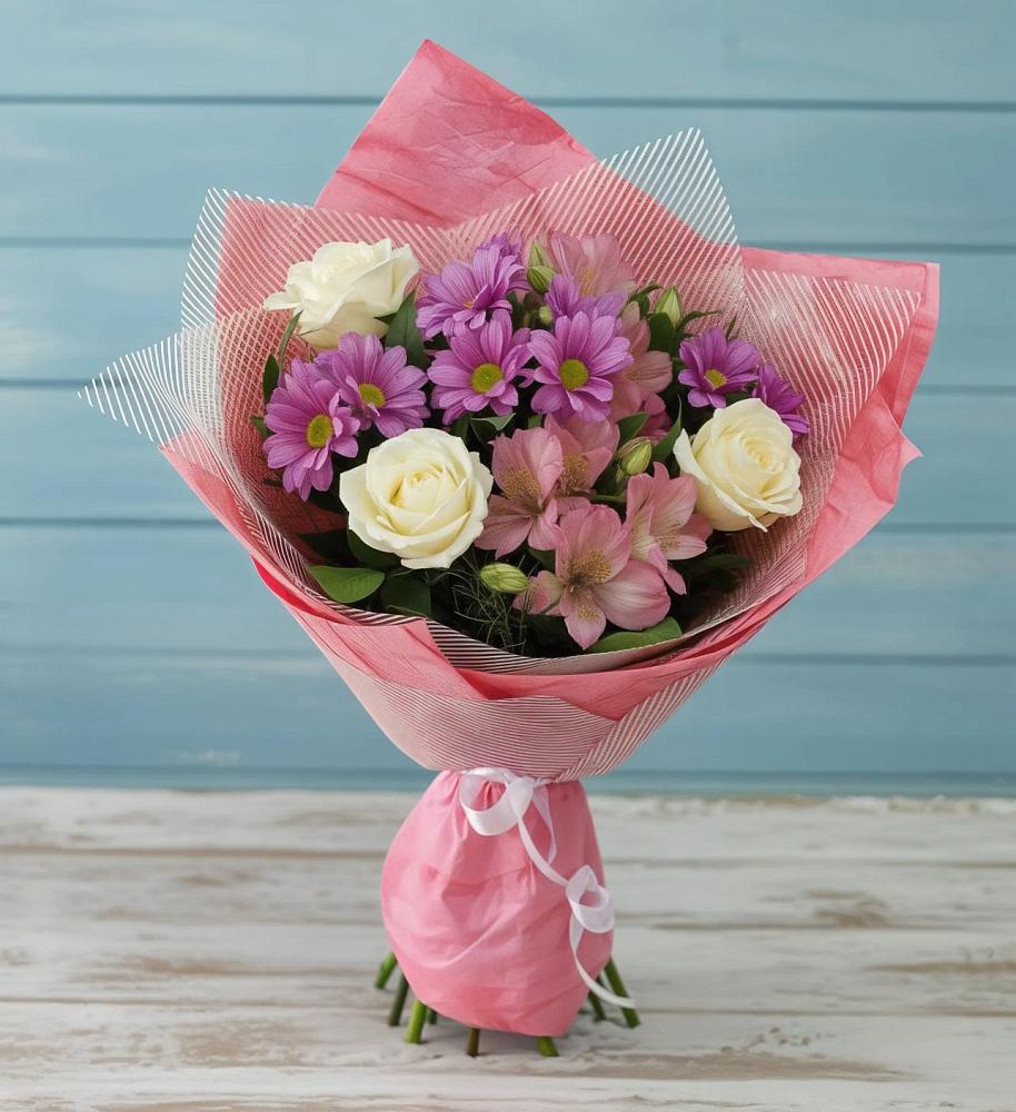 Букет цветов из: Герберы в Сеченово