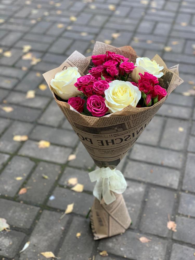 Букет цветов из: Розы в Сеченово