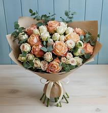 Букет цветов из:  Альстромерии и Розы #REPLACE_PRED# Сеченово
