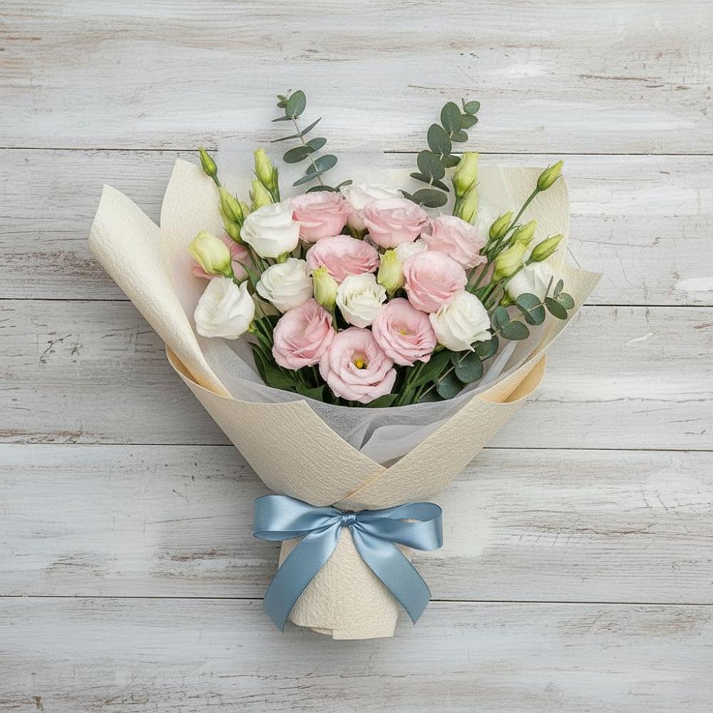 Букет цветов из: Лизиантусы в Сеченово